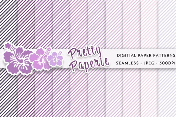 10 Stripe Digital Paper Backgrounds: Your New Go-To Pattern Pack