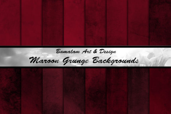 16 Maroon Grunge Textured Backgrounds for Dramatic Design