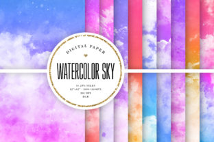 Colorful Watercolor Sky Backgrounds: A Designer's Guide