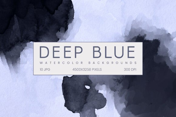 Deep Blue Watercolor Backgrounds: Elevating Your Visual Projects