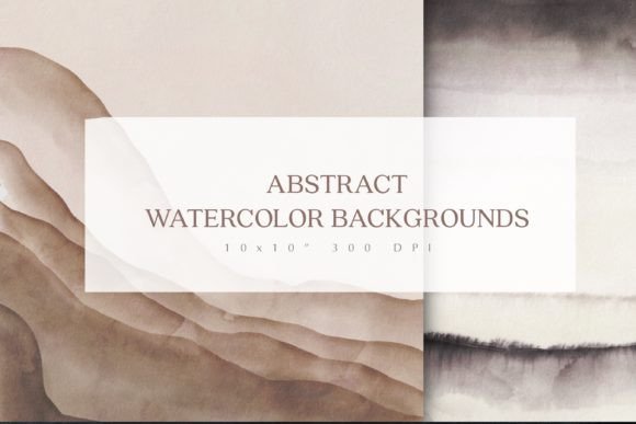 Earthy Watercolor Backgrounds for Modern Design