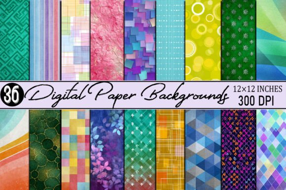 Elevate Your Projects with Versatile Digital Paper Backgrounds
