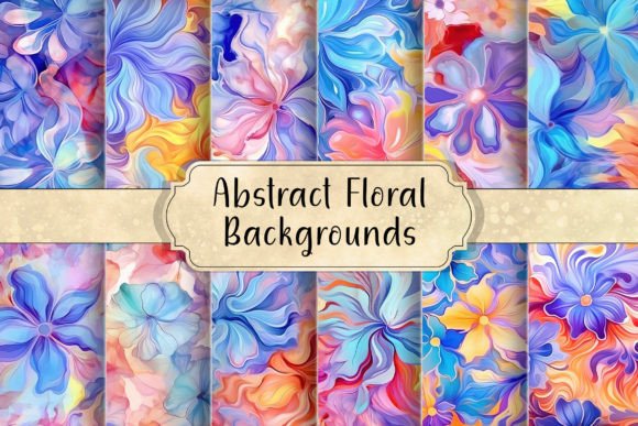 Fluid Artistry: Unlocking Projects with Vibrant Floral Backgrounds