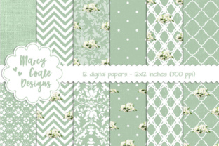 Shabby Backgrounds - Green: Your Go-To for Organic, Textured Style