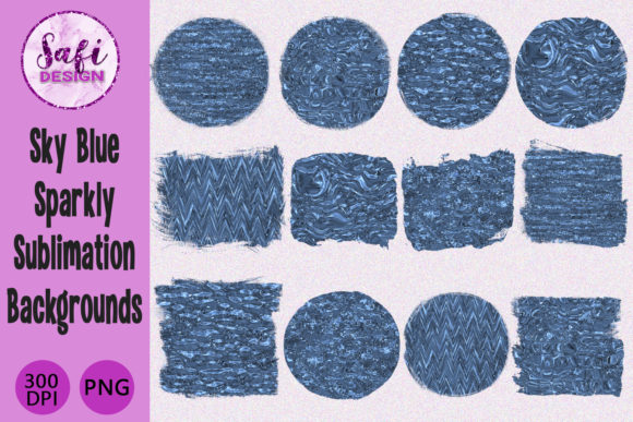 Sky Blue Sparkly Sublimation Backgrounds: A Designer's Guide