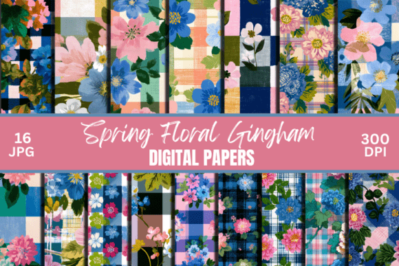 Spring Floral Gingham: Your 2026 Design Foundation