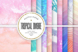 Summer Backgrounds: The Tropical Ombre for Vibrant Design