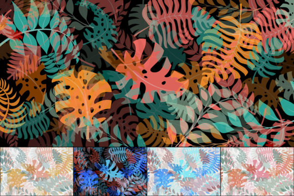 Tropical Palm Leaves Backgrounds: Lush Designs for Any Project