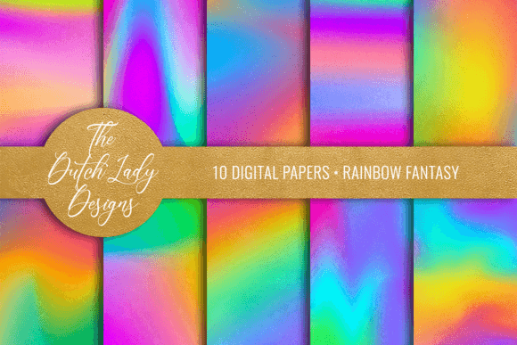 Unlock Creative Potential with Rainbow Fantasy Gradient Backgrounds