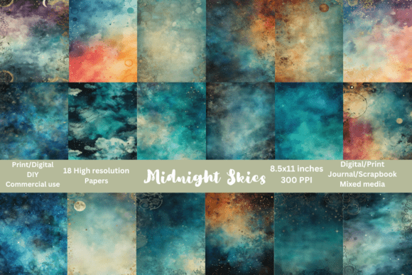 Unlocking Atmosphere: Using 18 HI-RES Print Ready Backgrounds