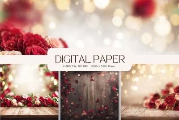 Wooden Florals Texture Backgrounds_7: A Digital Asset for Natural Design