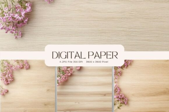 Wooden Florals Texture Backgrounds: A Digital Toolkit for Organic Design